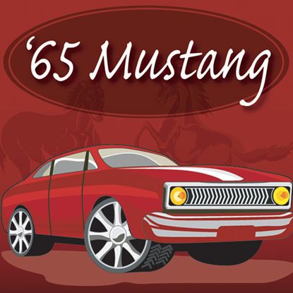 Picture of 65 Mustang cover art.