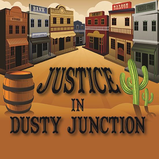 Picture of Justice In Dusty Junction cover art.