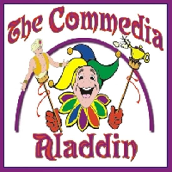 Picture of Commedia Aladdin cover art.