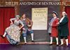 Scene from Ben Franklin Invents America, performed by California Theatre Center
